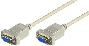 MicroConnect SCSENN2 seriālais kabelis Balts DB-9