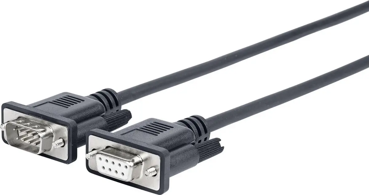 VivoLink PRORS1.5 seriālais kabelis melns