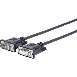 Vivolink 3.0m D-sub 9 pin - D-sub 9 pin serial cable Black 3 m