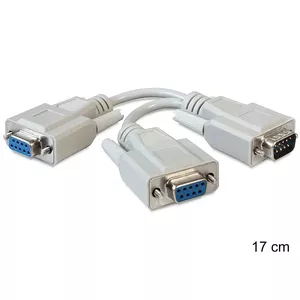 Серийный кабель DeLOCK 65403 бежевый 0.17 м DB-9