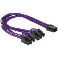 Kabelis DeLOCK PCI Express 6 pin - 2 x 8 pin 0.3 m