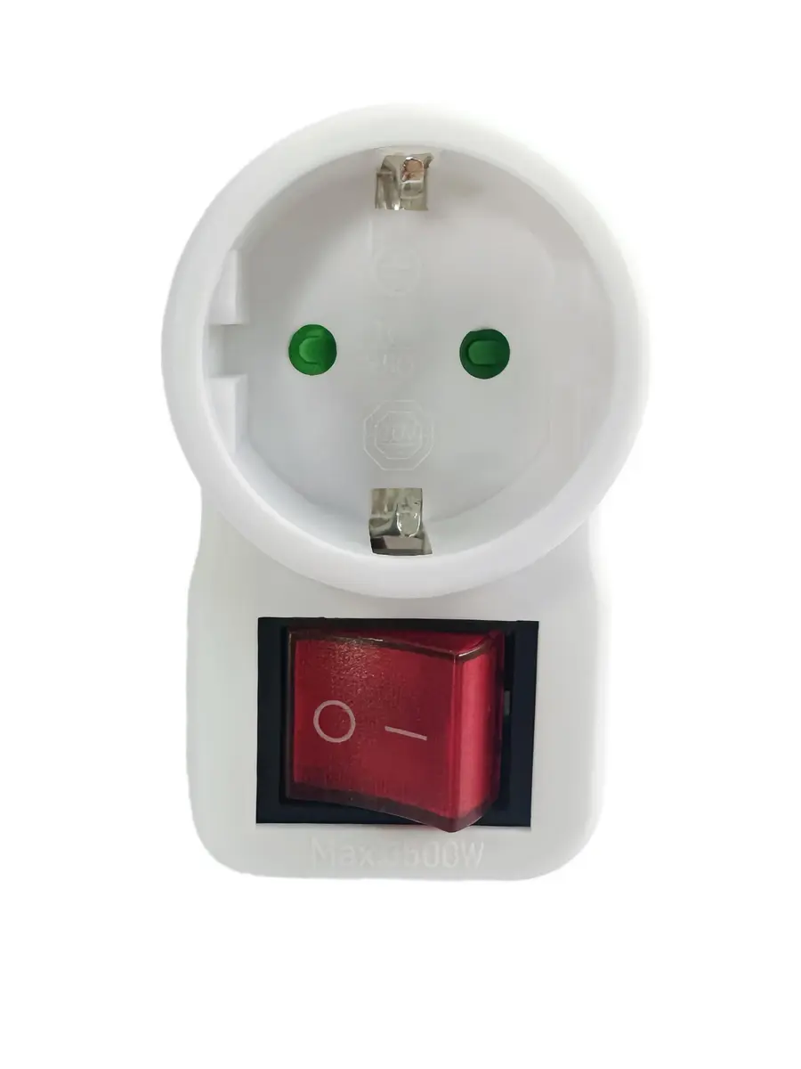 MicroConnect GRUTIMER2 Drošības kontaktligzdas adapteris ar