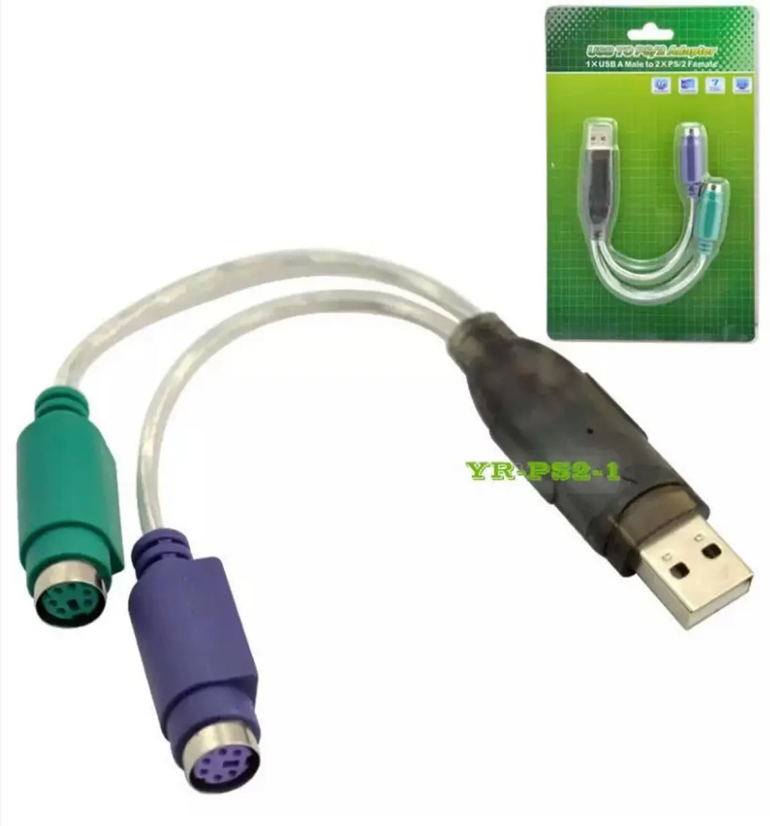MicroConnect USBA2PS2 USB A uz 2x