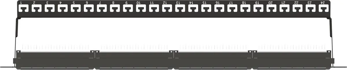 MicroConnect PP-004 Cat6 24-Port Patch Panel Photo 3