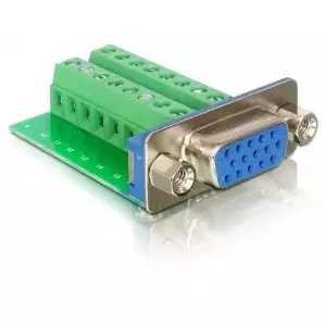 Адаптер VGA Female Terminal Block DeLOCK 65170