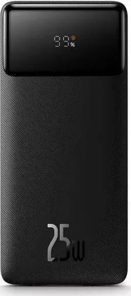 Portatīvais akumulātors Baseus Bipow ar digitālo displeju 20000mAh, 2x USB, USB-C, 25W melns Photo 3