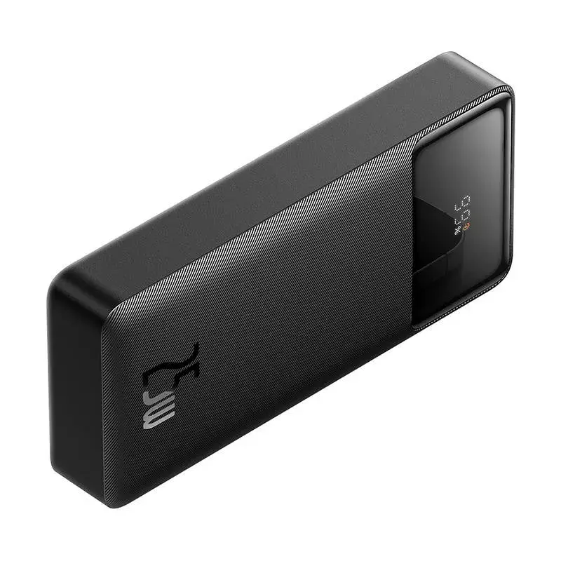 Portatīvais akumulātors Baseus Bipow ar digitālo displeju 20000mAh, 2x USB, USB-C, 25W melns Photo 16