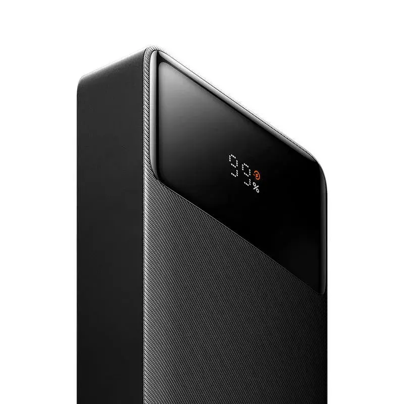 Portatīvais akumulātors Baseus Bipow ar digitālo displeju 20000mAh, 2x USB, USB-C, 25W melns Photo 22