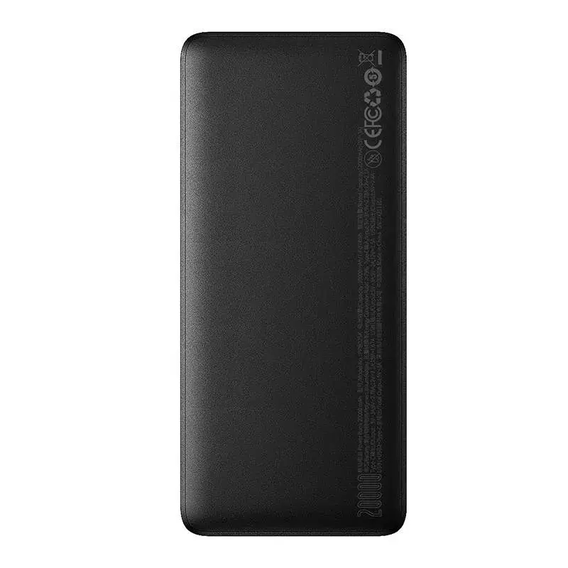 Portatīvais akumulātors Baseus Bipow ar digitālo displeju 20000mAh, 2x USB, USB-C, 25W melns Photo 27