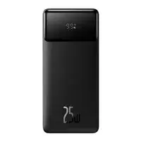 Portatīvais akumulātors Baseus Bipow ar digitālo displeju 20000mAh, 2x USB, USB-C, 25W melns Photo 7