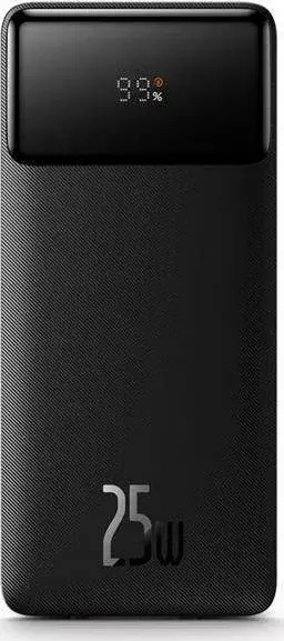 Portatīvais akumulātors Baseus Bipow ar digitālo displeju 20000mAh, 2x USB, USB-C, 25W melns Photo 2