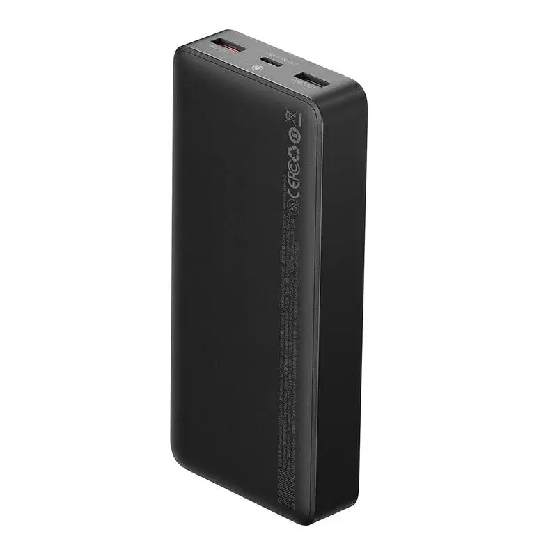 Portatīvais akumulātors Baseus Bipow ar digitālo displeju 20000mAh, 2x USB, USB-C, 25W melns Photo 25