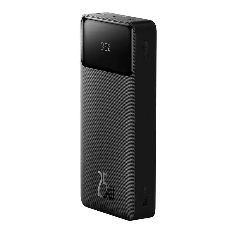 Portatīvais akumulātors Baseus Bipow ar digitālo displeju 20000mAh, 2x USB, USB-C, 25W melns Photo 28