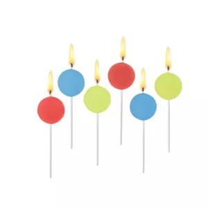 Candles Susy Card 40028156 Blue Green Red White 6 pcs