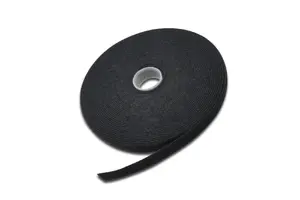 MicroConnect CABLETAPE1 Cable Clamp Black 1 pc Velcro Tape 15 mm 10 m