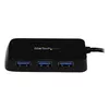 USB хаб StarTech.com Portable 4 Port SuperSpeed Mini USB 3.0 Hub Photo 2