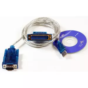 Microconnect USBADB25 seriālais kabelis Caurspīdīgs 1,8 m USB DB9
