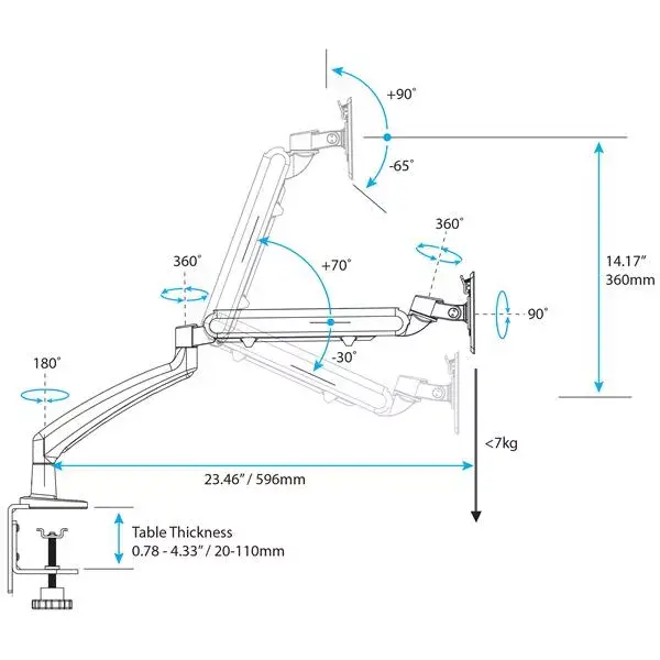 Monitor Arm StarTech.com ARMSLIM Photo 6