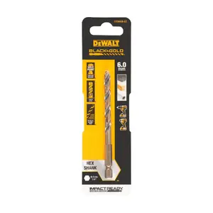 Metal drill bit DeWalt DT20608-QZ HEX 1/4" 6.0 mm