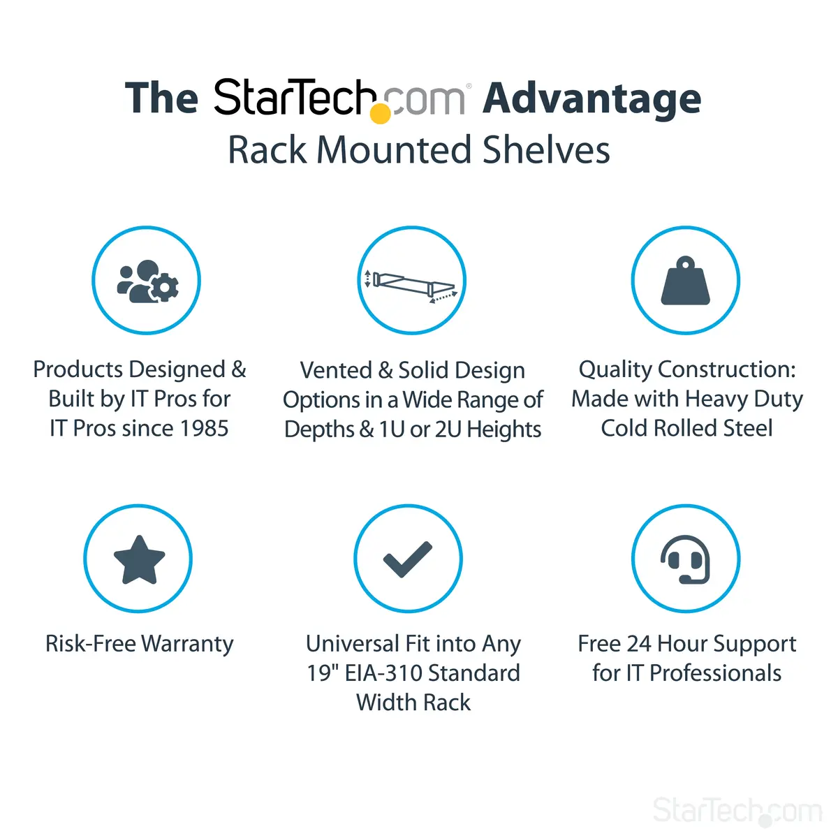 StarTech CABSHELF 2U Server Rack Shelf Photo 8