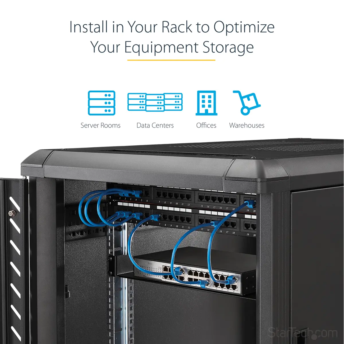 StarTech CABSHELF 2U Server Rack Shelf Photo 12
