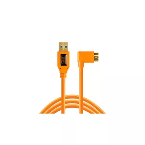 Tether Tools CU61RT15-ORG USB kabelis 4,6 m USB 3.2 Gen 1 (3.1 Gen 1) USB A Micro-USB B Oranžs