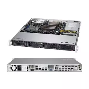 Servera korpuss Supermicro CSE-813MFTQC-505CB Rack Black 500 W