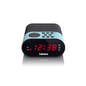 Lenco CR-07 Clock Black, Blue