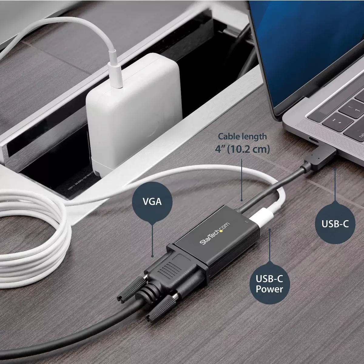 USB C to VGA Adapter StarTech.com CDP2VGAUCP Photo 7