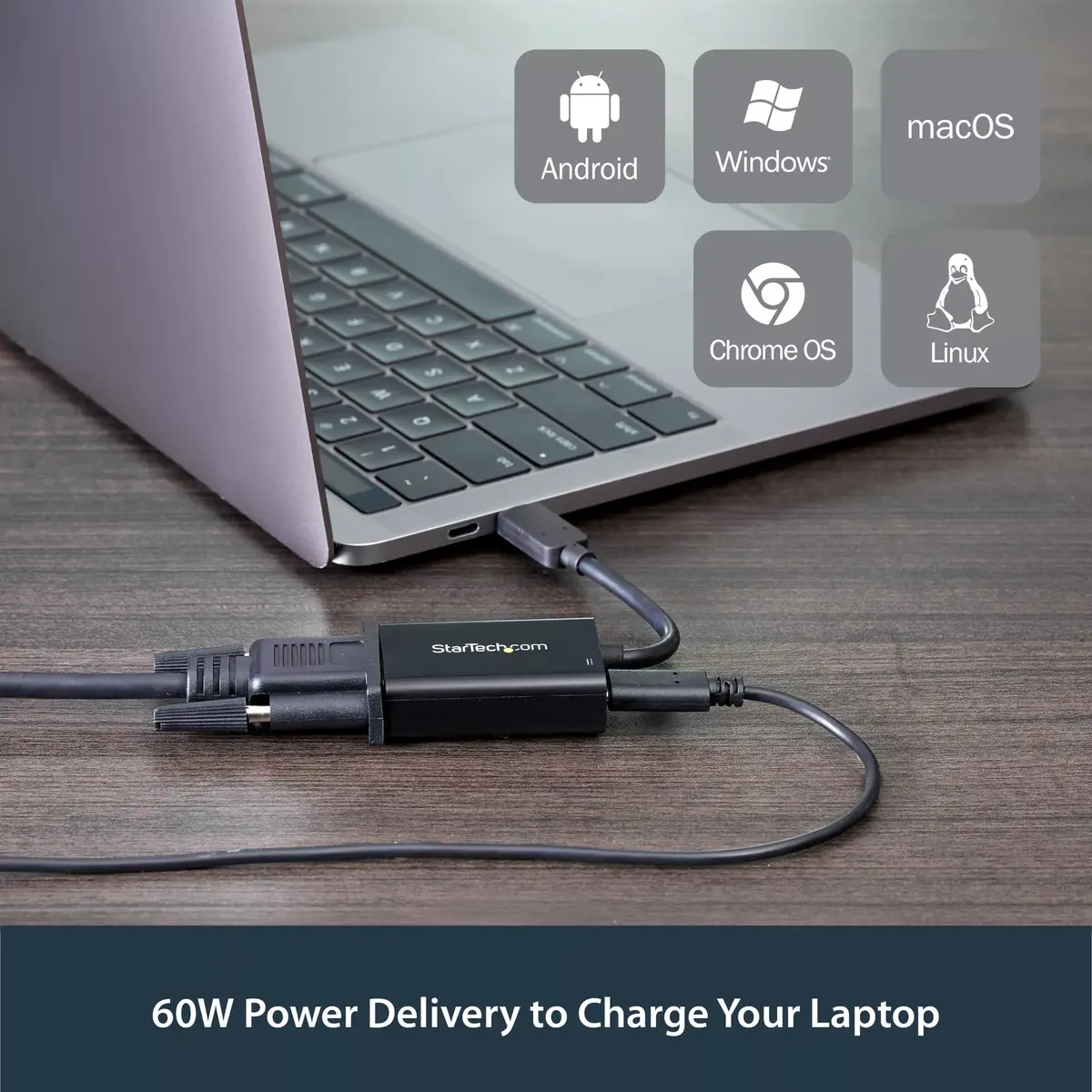USB C to VGA Adapter StarTech.com CDP2VGAUCP Photo 9
