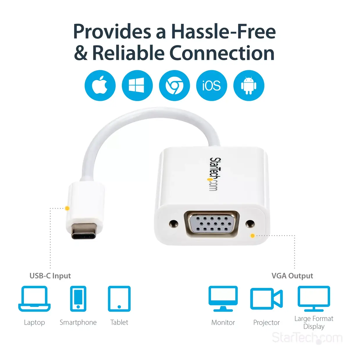 USB-C uz VGA adapteris StarTech.com CDP2VGAW Photo 6