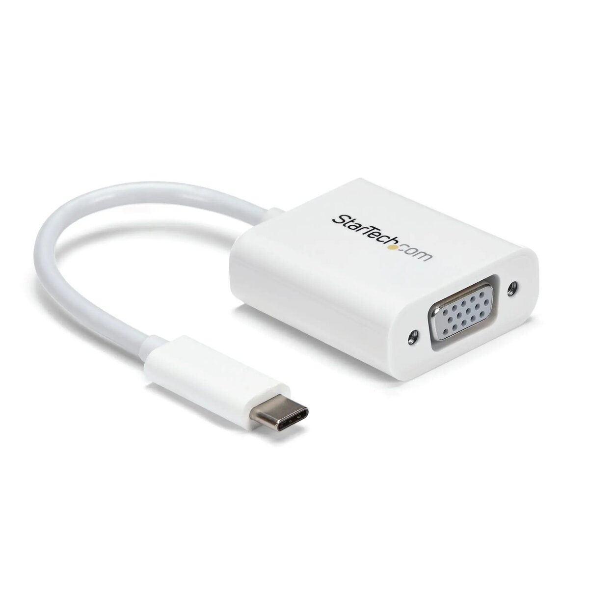 StarTech USB-C uz VGA adapteris balts
