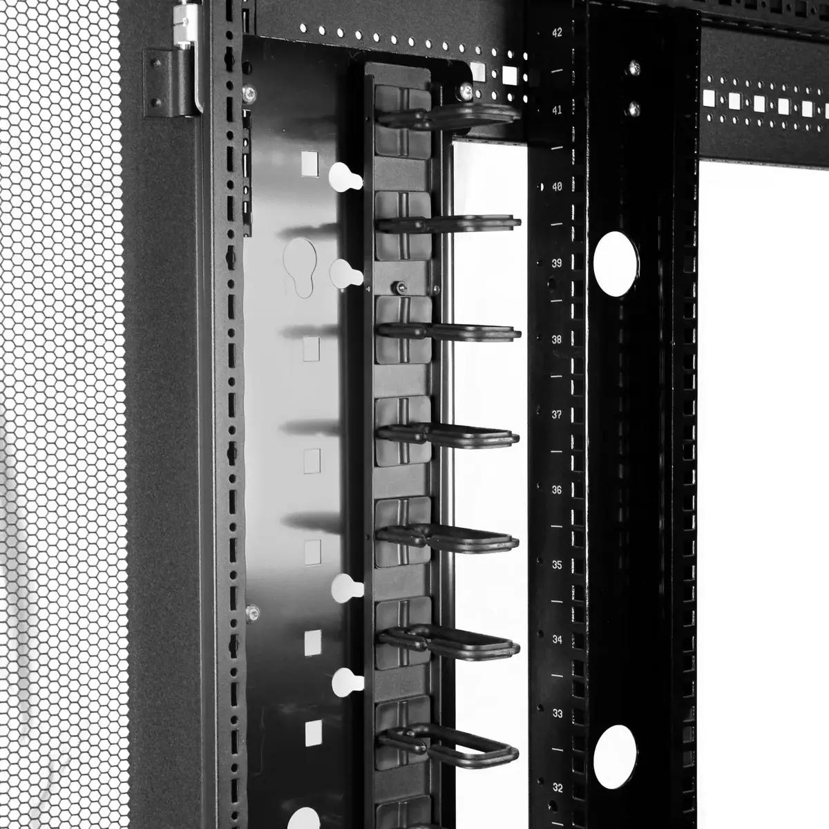 Kabeļu pārvaldības panelis StarTech.com Vertikālais organizators 0U 2.8ft Photo 7