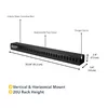 Kabeļu pārvaldības panelis StarTech.com Vertikālais organizators 0U 3 pēdas Photo 13