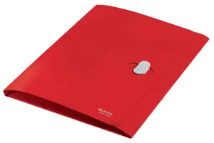 LEITZ Recycle 3-Flap Folder A4 Polypropylene PP Red
