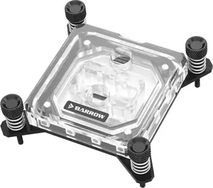 Water block Barrow LTYK3-04I Black Acrylic RGB for CPU cooling, acrylic top, RGB lighting