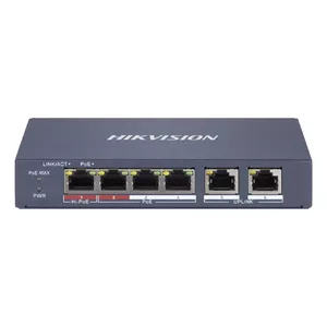 Hikvision DS-3E1106HP-EI network switch Managed Fast Ethernet (10/100) Power over Ethernet (PoE) Grey