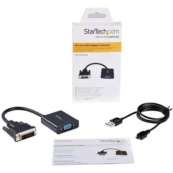 Adaptera kabelis DVI-D StarTech DVI2VGAE Photo 2