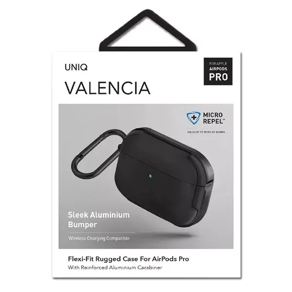 Uniq AirPods Pro Valencia чехол — midnight black Photo 2