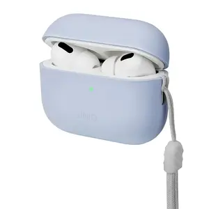 Silicone case Uniq Lino for AirPods Pro 2nd Gen — Arctic Blue