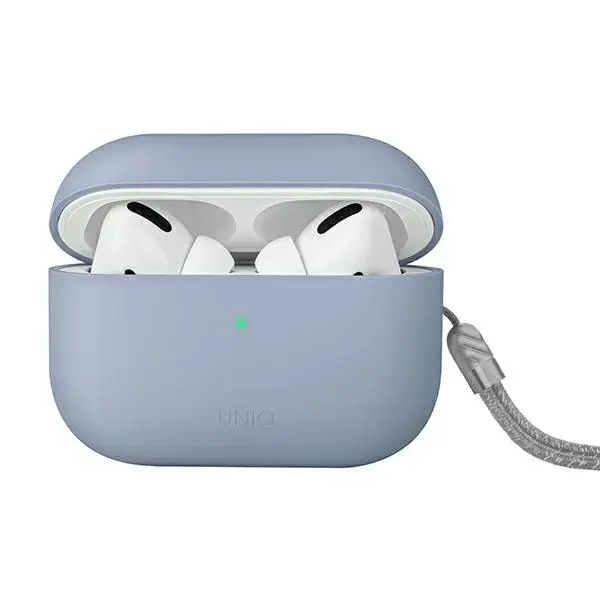 Силиконовый чехол Uniq Lino для AirPods Pro 2 — Arctic Blue Photo 4