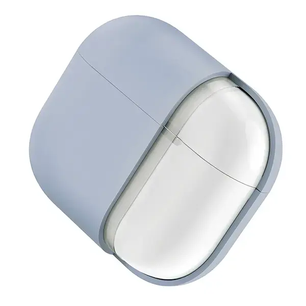 Силиконовый чехол Uniq Lino для AirPods Pro 2 — Arctic Blue Photo 5