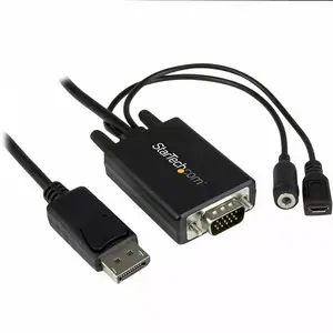 DisplayPort to VGA Adapter Cable with Audio StarTech DP2VGAAMM2M