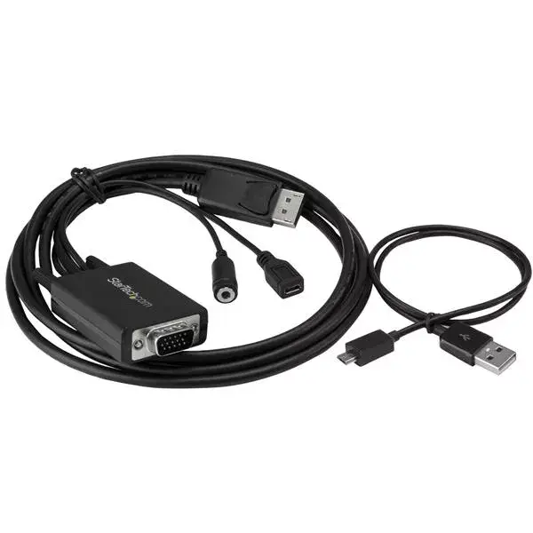 DisplayPort to VGA Adapter Cable StarTech DP2VGAAMM2M Photo 5