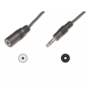 Audio Cable M-Cab 7000937 3m 3.5mm Black