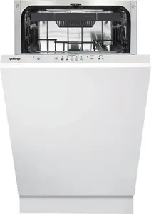 Fully built-in slimline dishwasher Gorenje GV520E10S for 11 place settings with energy efficiency class E and AquaStop function