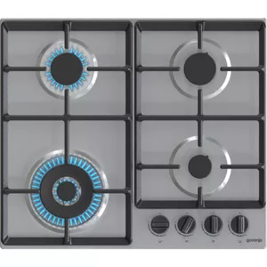 Gorenje GW641EBX iebūvējamā gāzes plīts virsma 60 cm 4 zonas ar rotējošu vadību