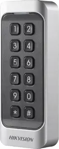 Access control reader Hikvision DS-K1107AMK — 12 V, dimensions 115×44×22 mm, black/grey
