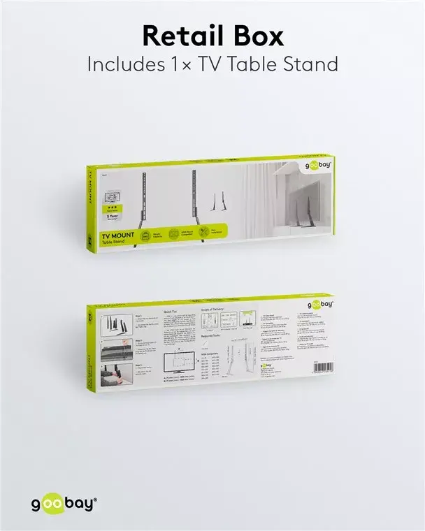 TV stiprinājums Goobay 58525 Photo 16