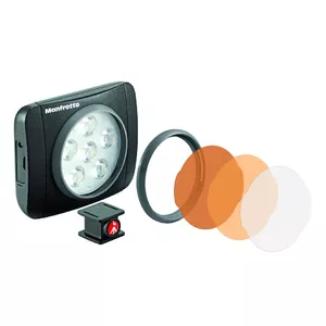 Manfrotto LED LUMIE ART Kompaktā zibspuldze Melns